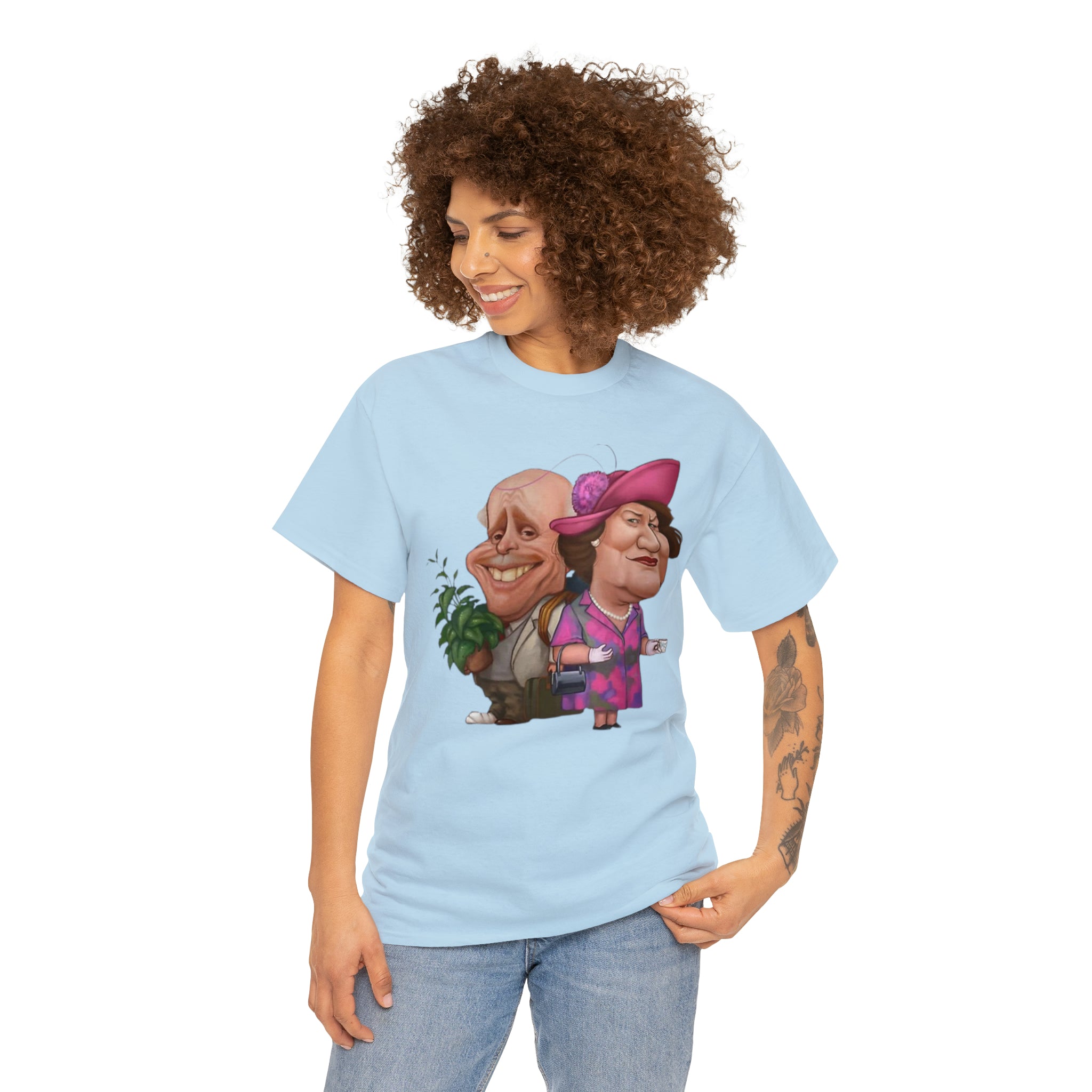 Keeping Up Appearances 90's TV Show-Unisex Heavy Cotton T-Shirt - Creations by Chris and Carlos