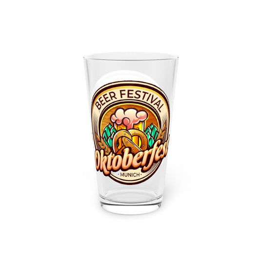 Oktoberfest- Pint Glass, 16oz - Creations by Chris and Carlos