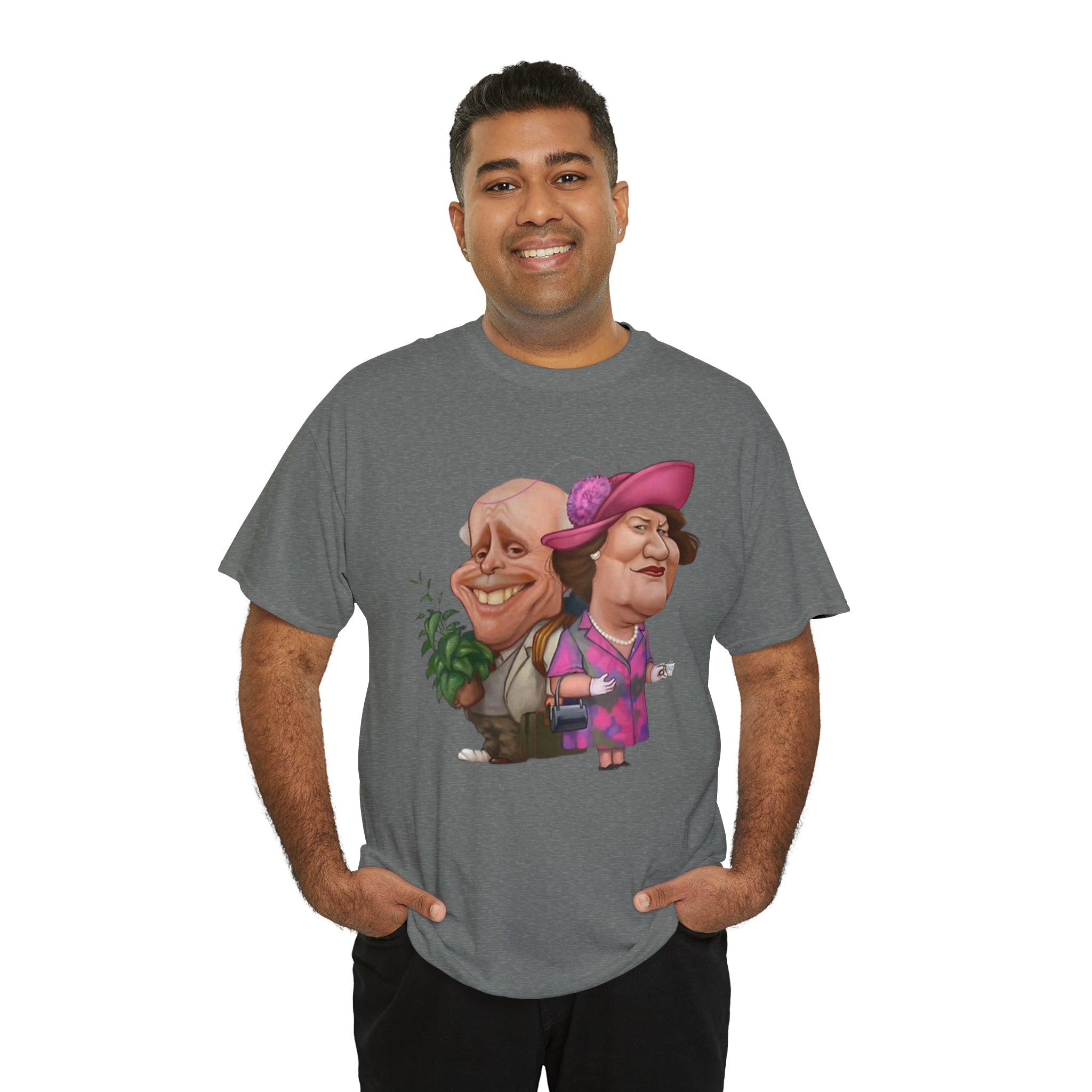 Keeping Up Appearances 90's TV Show-Unisex Heavy Cotton T-Shirt - Creations by Chris and Carlos