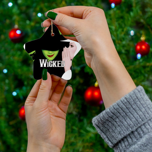 Wicked- Ceramic Ornament, 4 Shapes - Creations by Chris and Carlos