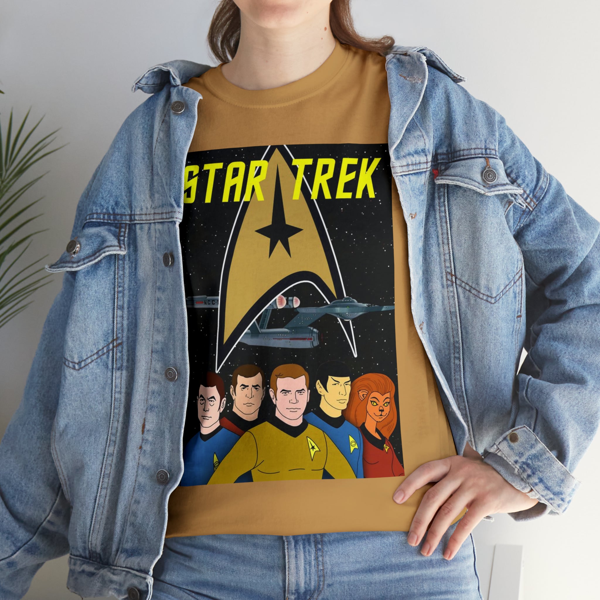 Star Trek Cartoon- Unisex Heavy Cotton T-Shirt - Creations by Chris and Carlos
