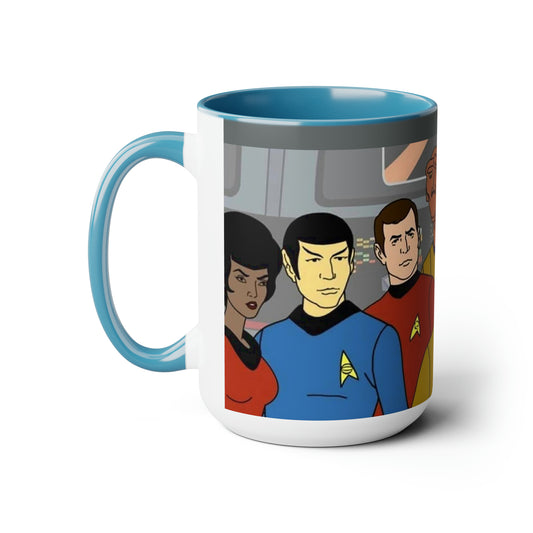 Star Trek Collection- White Ceramic Mug - Creations by Chris and Carlos
