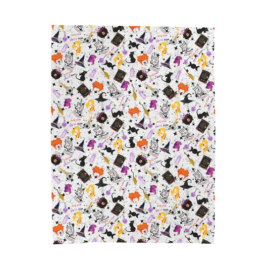 Hocus Pocus- Velveteen Plush CuddleLux Bliss Blanket - Creations by Chris and Carlos