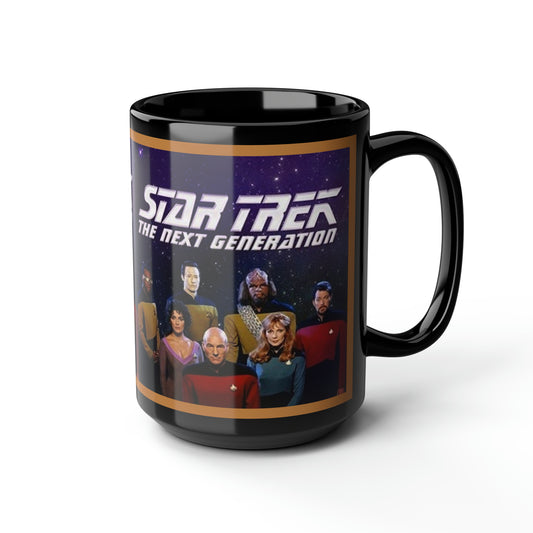 Star Trek Collection- Black Mug, 15oz - Creations by Chris and Carlos