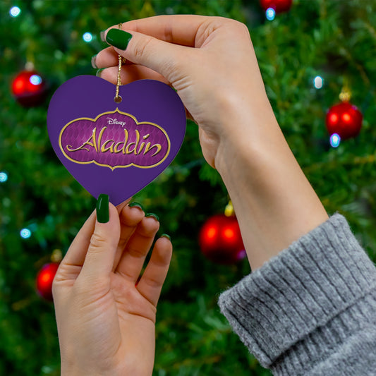 Aladdin- Ceramic Ornament, 4 Shapes - Creations by Chris and Carlos