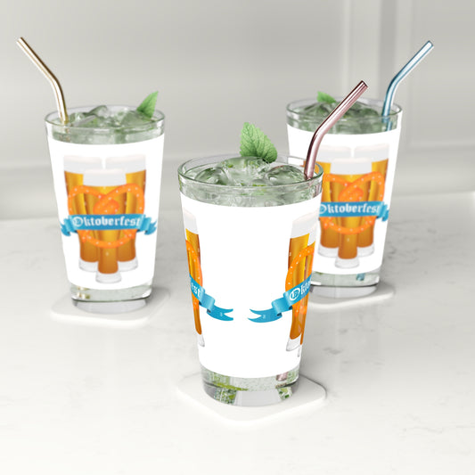 Oktoberfest- Pint Glass, 16oz - Creations by Chris and Carlos
