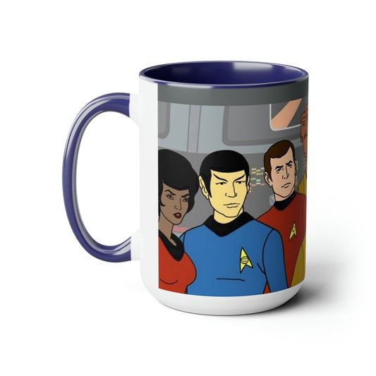 Star Trek Collection- White Ceramic Mug - Creations by Chris and Carlos