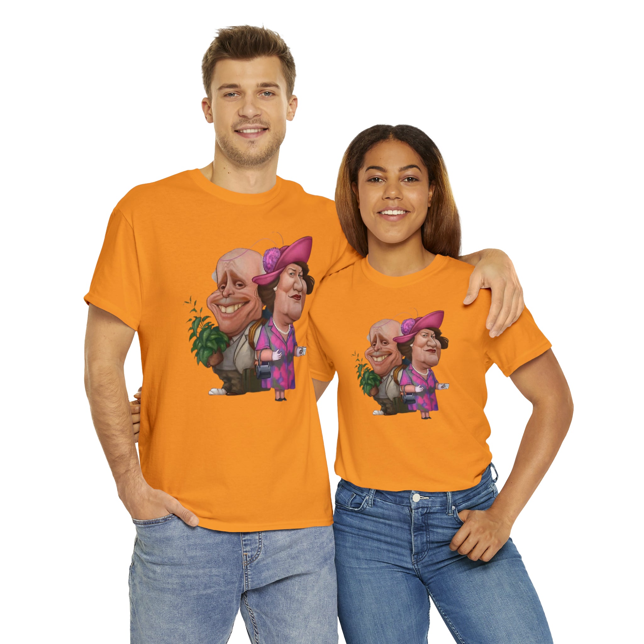Keeping Up Appearances 90's TV Show-Unisex Heavy Cotton T-Shirt - Creations by Chris and Carlos