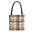The Tailgate Crew- Stylish Plaid Tote Bag, Trendy Beach Bag, Reusable Shopping Tote