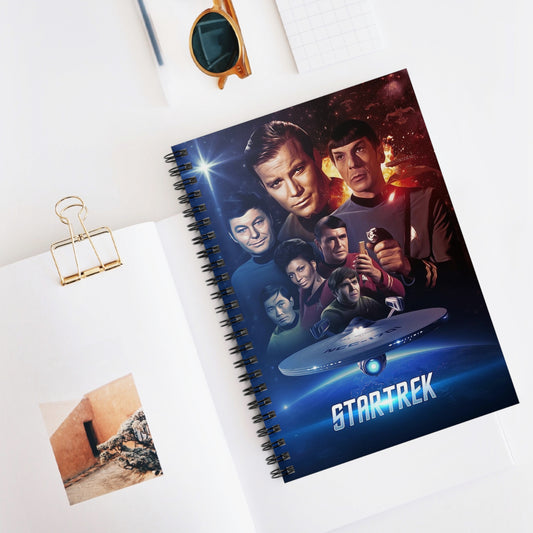 Star Trek- Spiral Notebook - Ruled Line - Creations by Chris and Carlos
