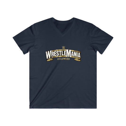 WWE Champions Logo- Unisex Fitted V-Neck Short Sleeve Tee - Creations by Chris and Carlos
