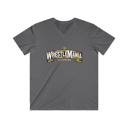 WWE Champions Logo- Unisex Fitted V-Neck Short Sleeve Tee - Creations by Chris and Carlos