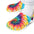 Tie Dye EVA Foam Rubber Shoes (AOP)