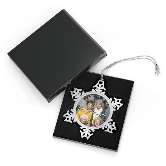 The Golden Girls 80's TV Show- Pewter Snowflake Ornament - Creations by Chris and Carlos