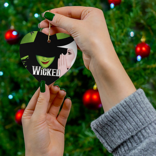 Wicked- Ceramic Ornament, 4 Shapes - Creations by Chris and Carlos