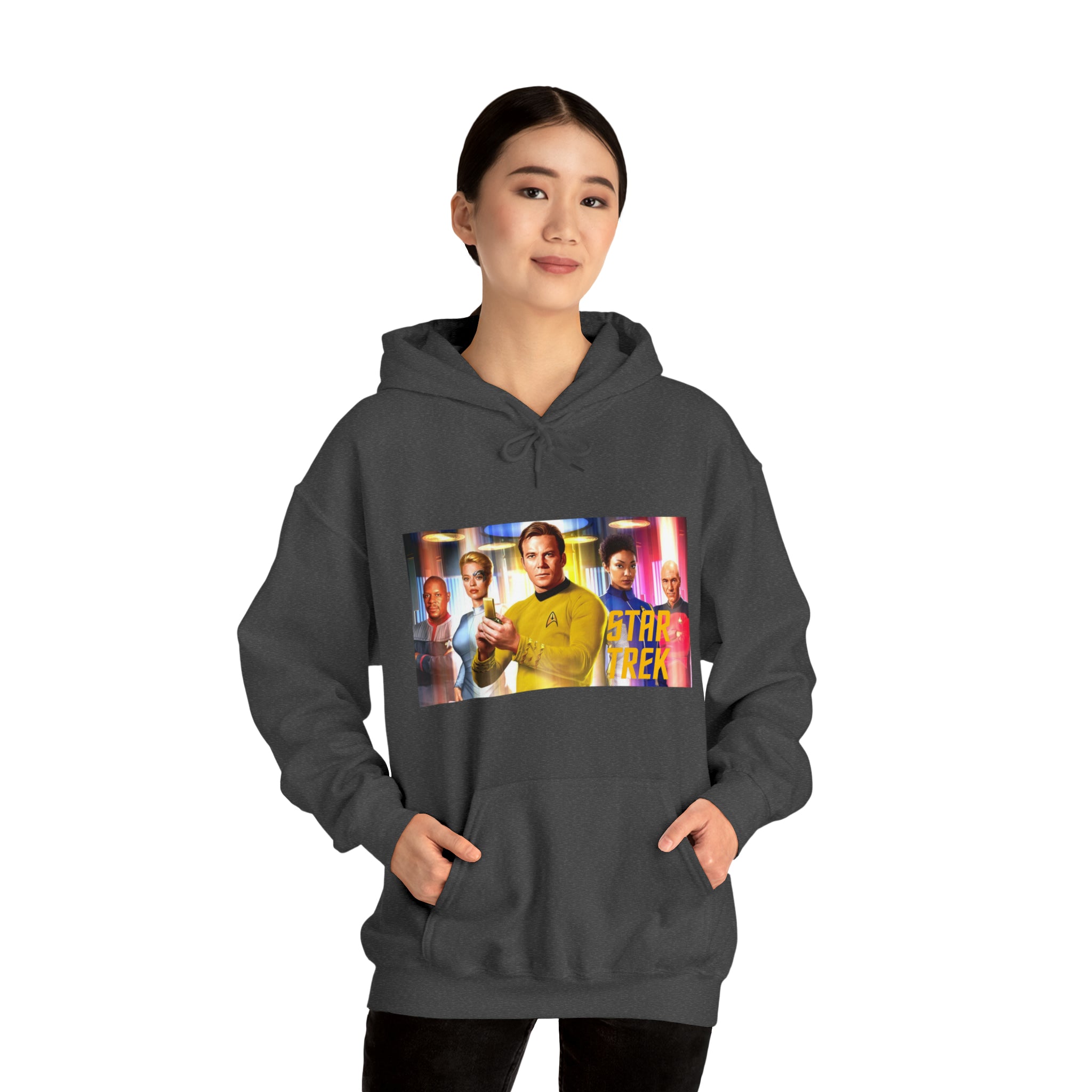 Star Trek- Unisex Heavy Blend™ Hooded Sweatshirt - Creations by Chris and Carlos