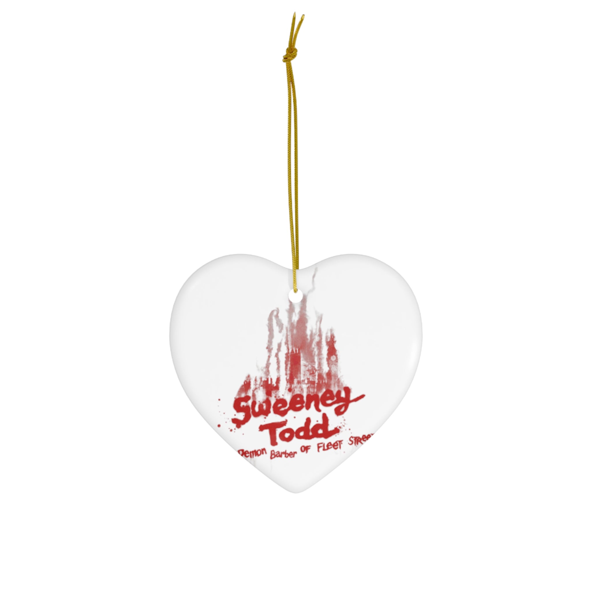 Sweeny Todd- Ceramic Ornament, 4 Shapes - Creations by Chris and Carlos