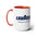 Lavazza Coffee- Two-Tone Coffee Mugs, 15oz