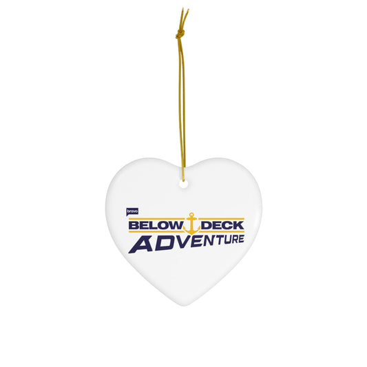 Below Deck Adventure- Ceramic Ornament, 4 Shapes - Creations by Chris and Carlos