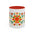 Raices & Ritmo- Roots and Rhythm Collection- Bohemian Floral Accent Coffee Mug, Colorful Flower Mug for Home and Kitchen, Gift for Coffee Lovers, Birthday Occasion