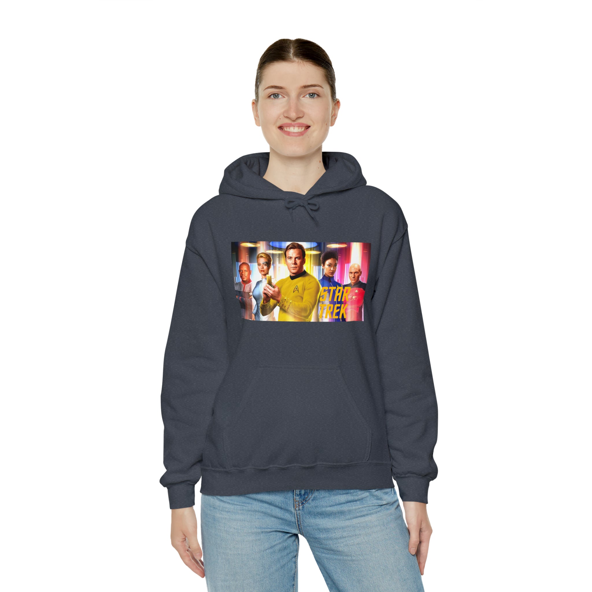 Star Trek- Unisex Heavy Blend™ Hooded Sweatshirt - Creations by Chris and Carlos