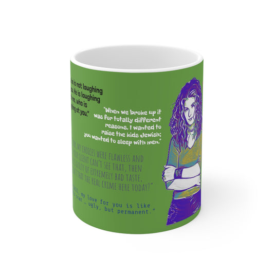 Will and Grace Grace Adler Quotes-  White Ceramic Mug - Creations by Chris and Carlos