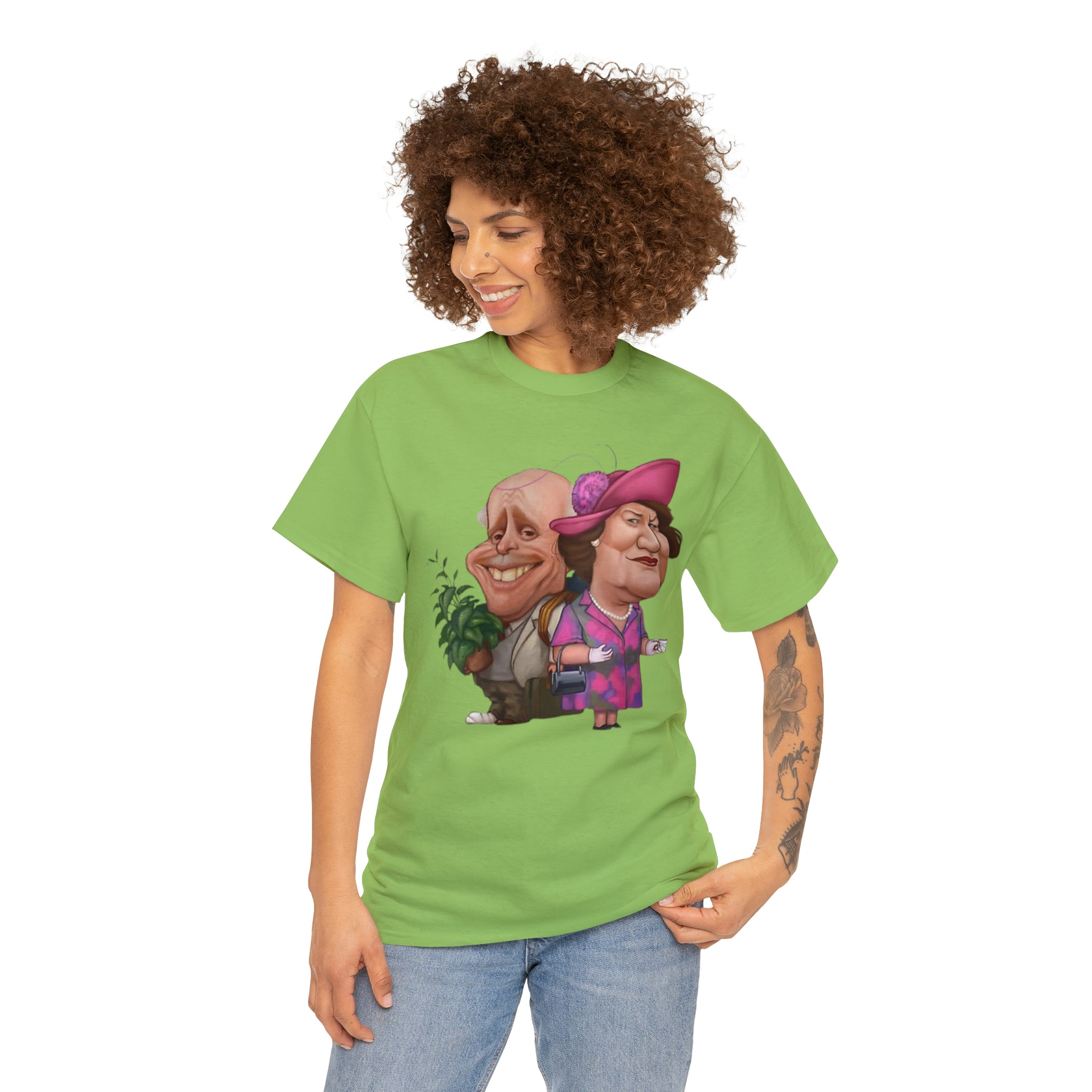 Keeping Up Appearances 90's TV Show-Unisex Heavy Cotton T-Shirt - Creations by Chris and Carlos