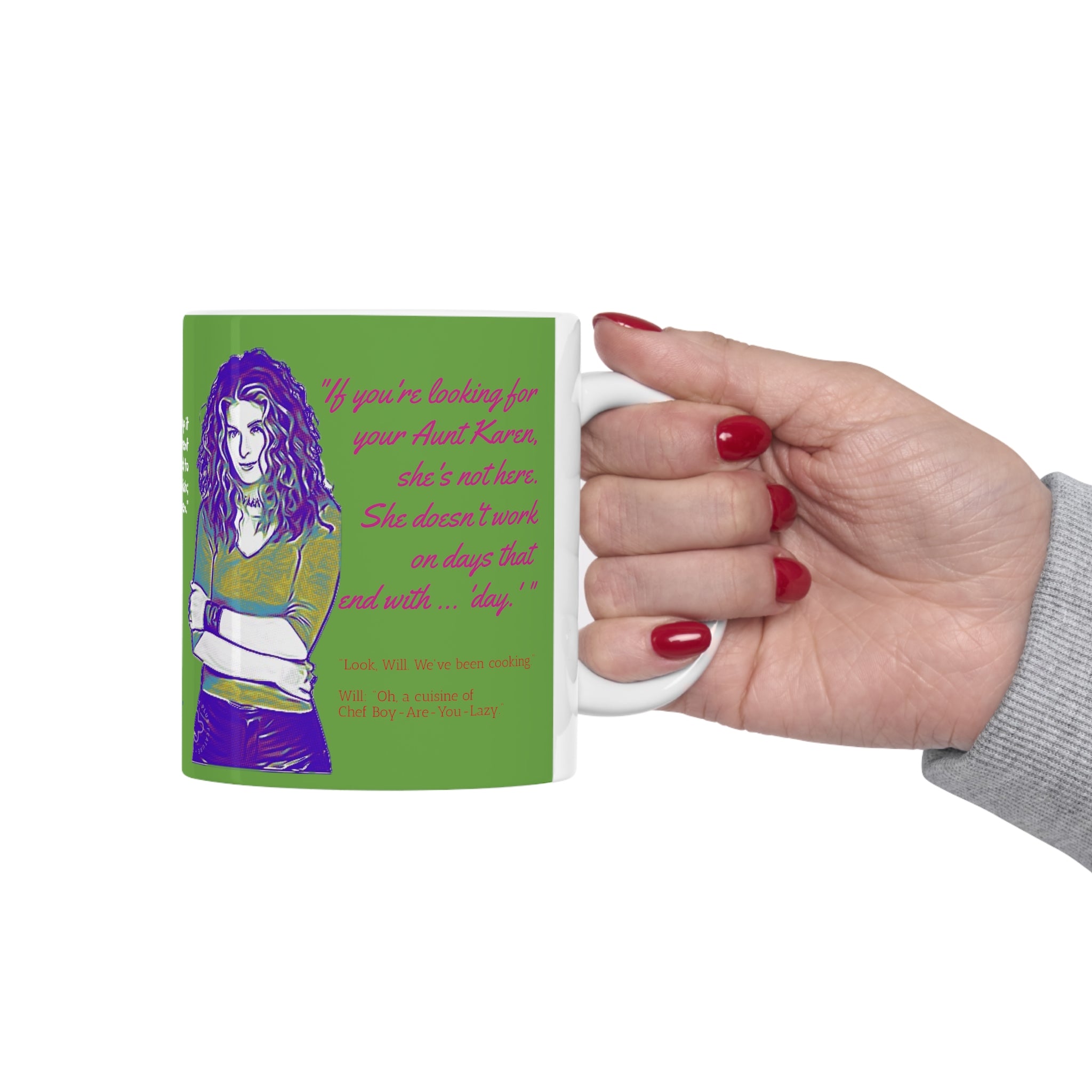Will and Grace Grace Adler Quotes-  White Ceramic Mug - Creations by Chris and Carlos