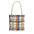 The Tailgate Crew- Stylish Plaid Tote Bag, Trendy Beach Bag, Reusable Shopping Tote