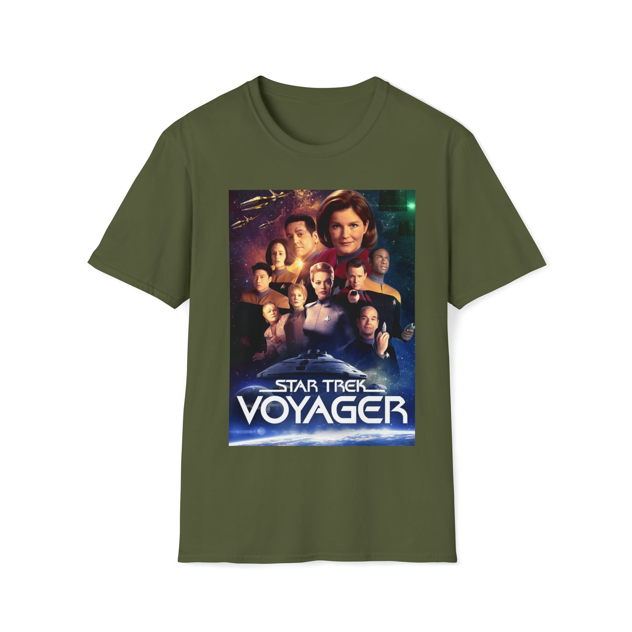 Star Trek Voyager- Unisex Softstyle T-Shirt - Creations by Chris and Carlos