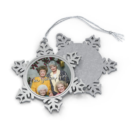 The Golden Girls 80's TV Show- Pewter Snowflake Ornament - Creations by Chris and Carlos