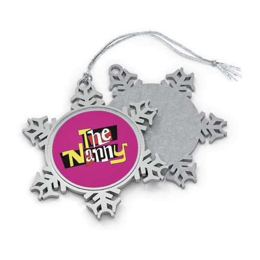The Nanny 90's TV Show- Pewter Snowflake Ornament - Creations by Chris and Carlos