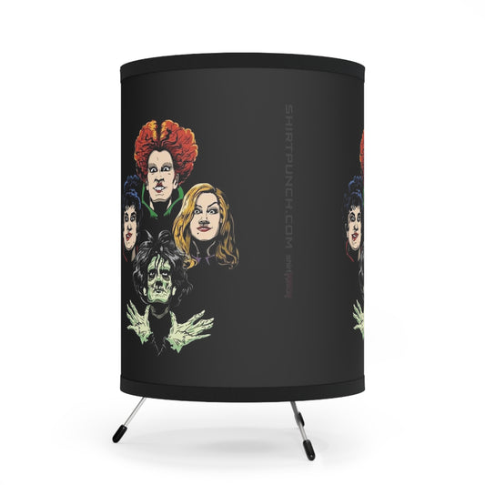 Hocus Pocus-  Tripod Lamp with High-Res Printed Shade, US\CA plug - Creations by Chris and Carlos