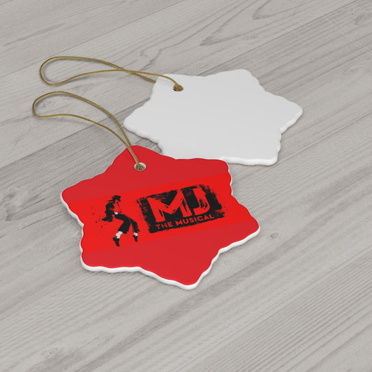 MJ The Musical- Ceramic Ornament, 4 Shapes - Creations by Chris and Carlos
