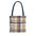 The Tailgate Crew- Stylish Plaid Tote Bag, Trendy Beach Bag, Reusable Shopping Tote