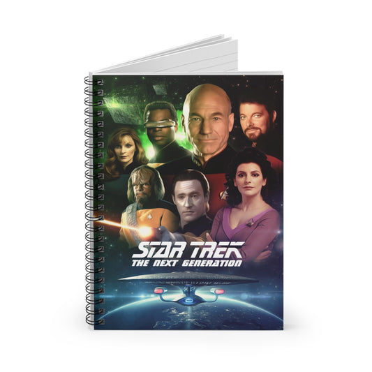 Star Trek The Next Generation- Spiral Notebook - Ruled Line - Creations by Chris and Carlos