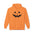 Halloween Pumpkin Hoodie, Cozy Fall Sweatshirt, Unisex Fleece Hoodie, Spooky Costume Top, Great for Trick or Treating