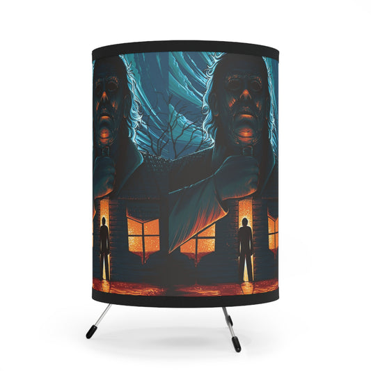 Jason-  Tripod Lamp with High-Res Printed Shade, US\CA plug - Creations by Chris and Carlos