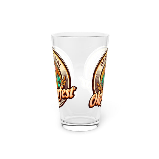 Oktoberfest- Pint Glass, 16oz - Creations by Chris and Carlos