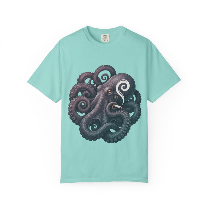 Octopus Illustration T-Shirt — Vintage Sea Creature Graphic Tee