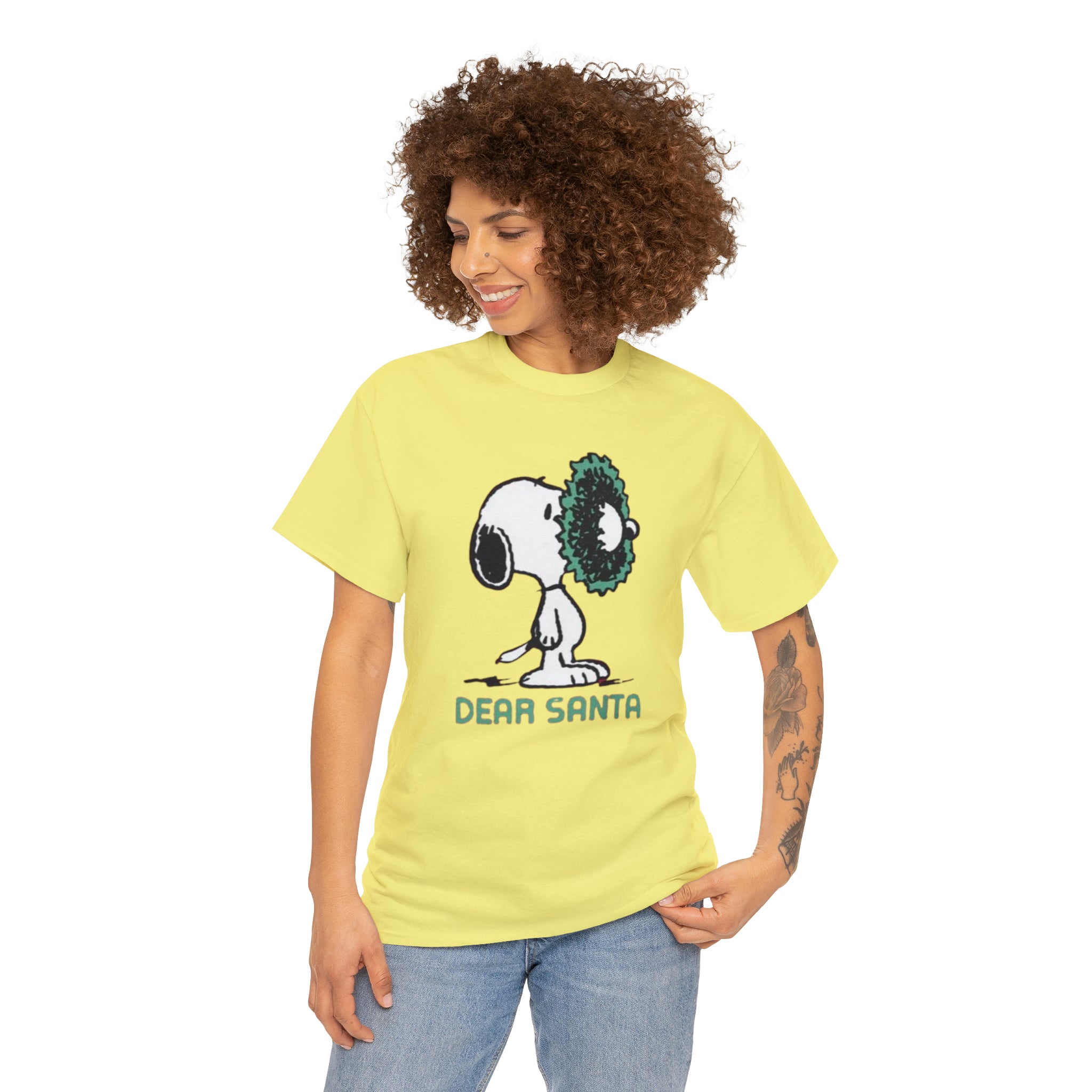 Snoopy- Unisex Heavy Cotton T-Shirt - Creations by Chris and Carlos