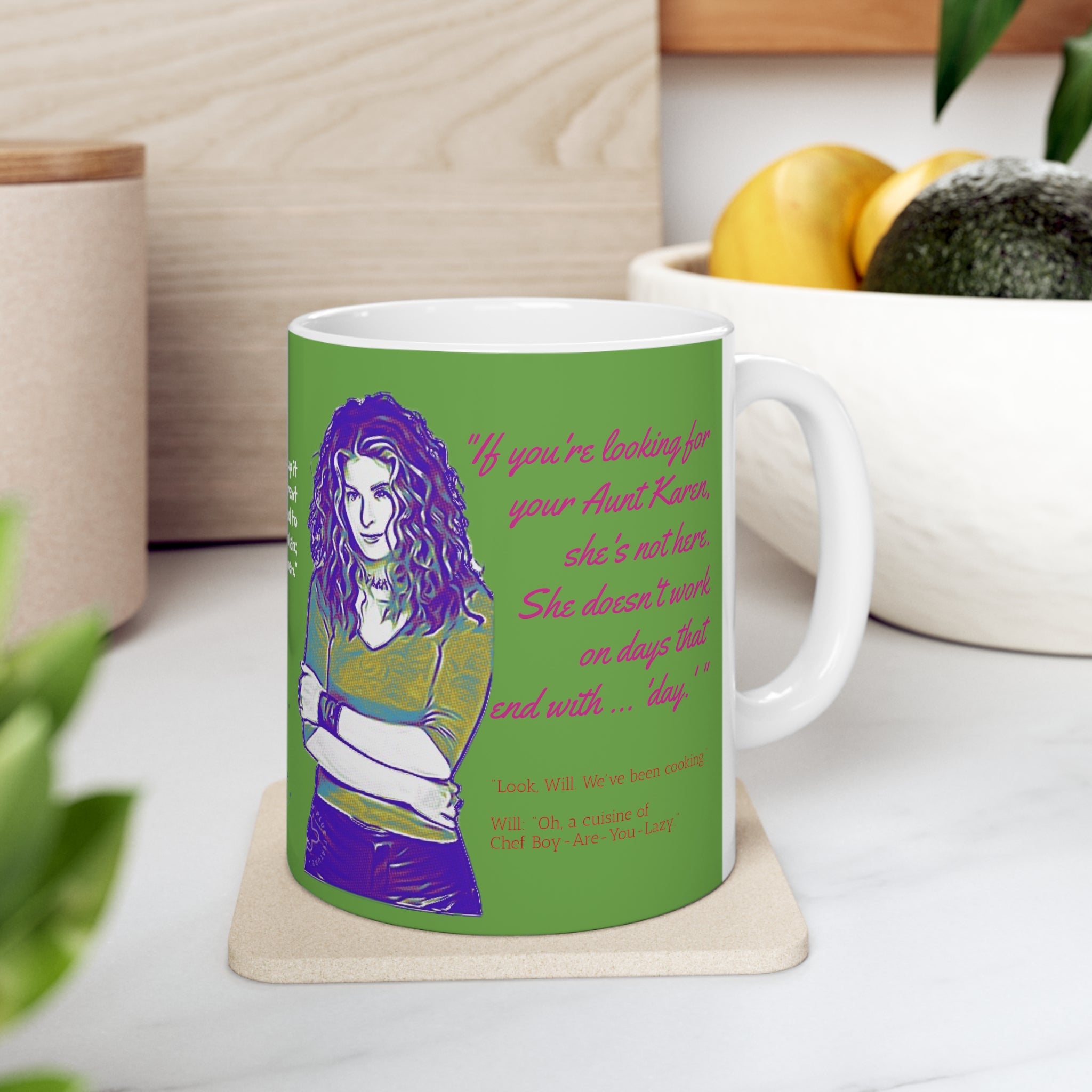 Will and Grace Grace Adler Quotes-  White Ceramic Mug - Creations by Chris and Carlos