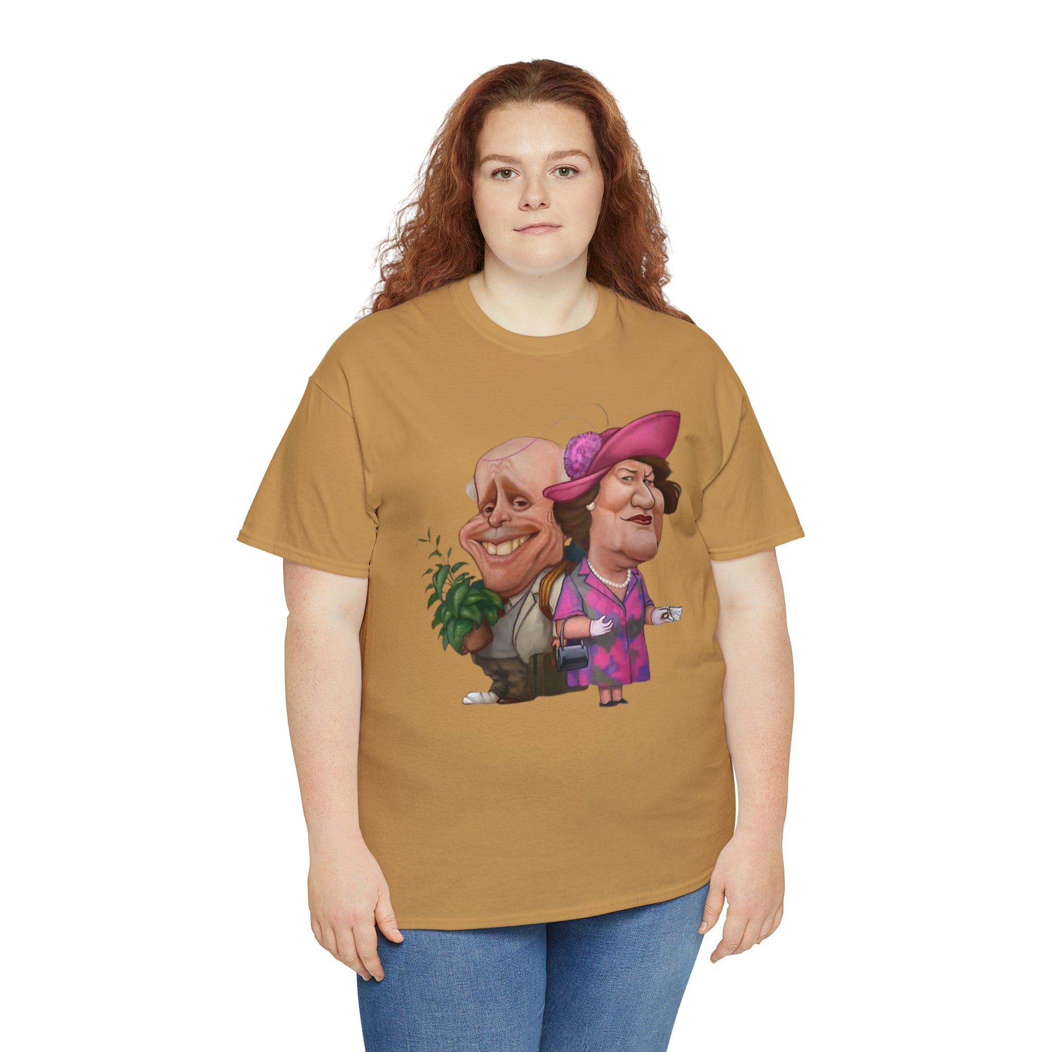 Keeping Up Appearances 90's TV Show-Unisex Heavy Cotton T-Shirt - Creations by Chris and Carlos