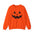 Halloween Pumpkin Sweatshirt, Unisex Fall Apparel, Spooky Season Clothing, Cozy Halloween Crewneck, Pumpkin Face Sweatshirt