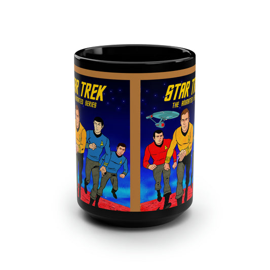 Star Trek Collection- Black Mug, 15oz - Creations by Chris and Carlos