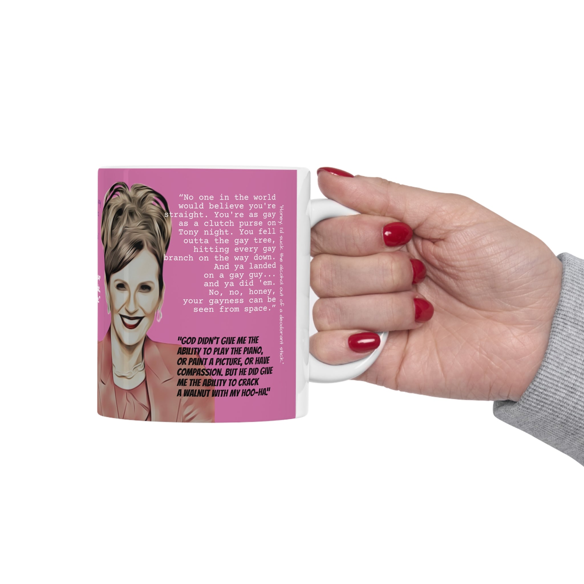 Will and Grace Karen Walker Quotes-  White Ceramic Mug - Creations by Chris and Carlos