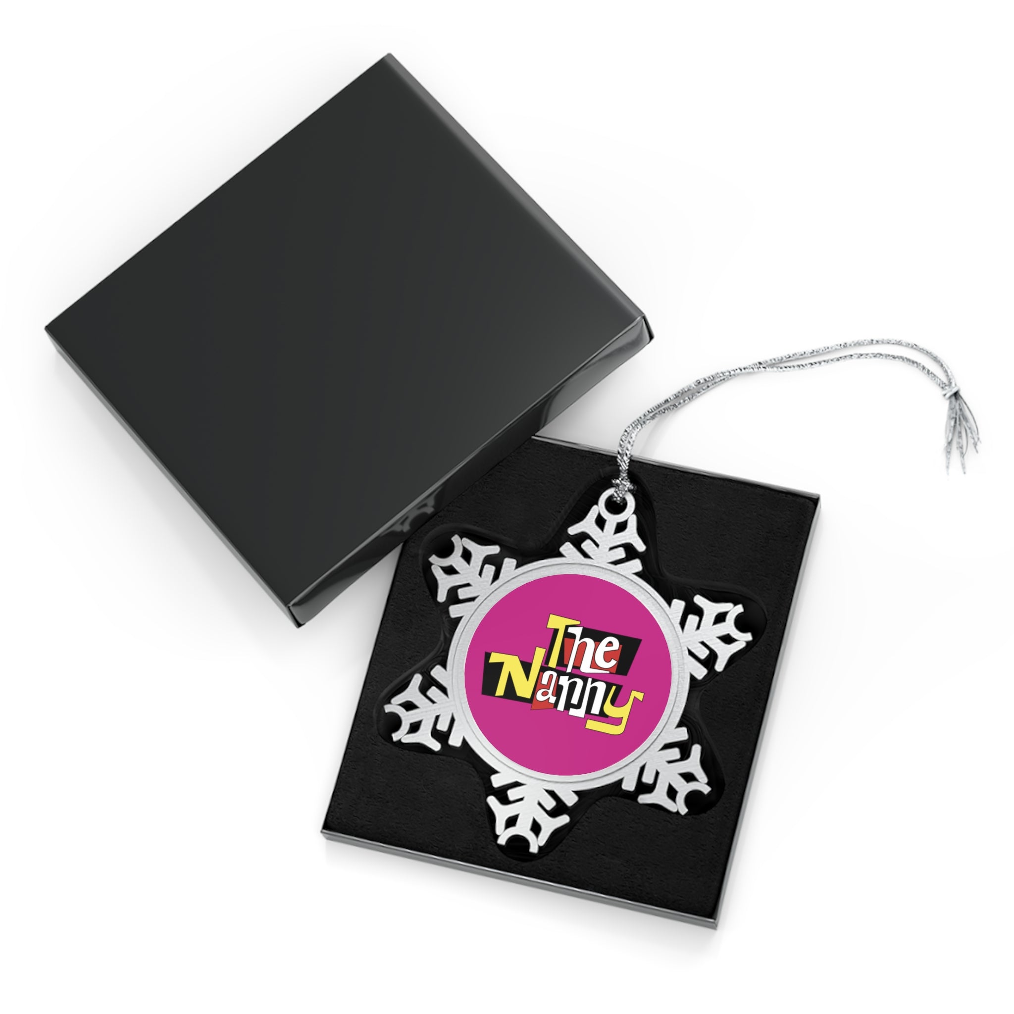 The Nanny 90's TV Show- Pewter Snowflake Ornament - Creations by Chris and Carlos