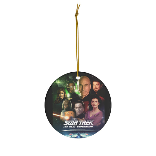 Star Trek The Next Generation- Ceramic Ornament, 4 Shapes - Creations by Chris and Carlos
