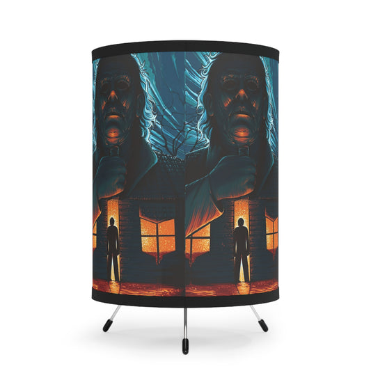 Jason-  Tripod Lamp with High-Res Printed Shade, US\CA plug - Creations by Chris and Carlos