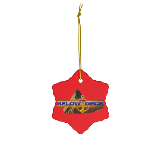 Below Deck- Ceramic Ornament, 4 Shapes - Creations by Chris and Carlos